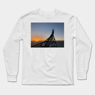 View from an Alaska platform Long Sleeve T-Shirt